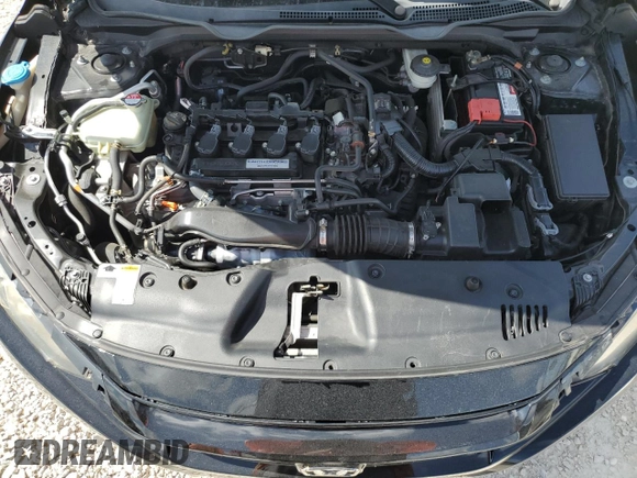 2017 Honda Civic EX-T with VIN 19XFC1E35HE023013, listed as a Copart auction lot 53592114 with 89,260 mi miles and Salvage Title. Bid and sale history available at DreamBid. Image 11.