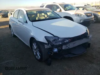 2012 Lexus IS 250 with VIN JTHCF5C29C5056384, listed as a Copart auction lot 58267200 with 104,854 mi miles and Salvage Title. Bid and sale history available at DreamBid. Image 1.