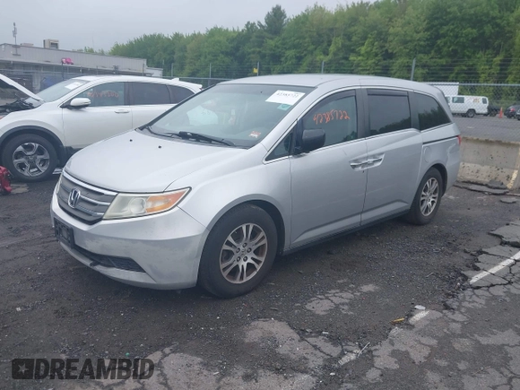 2012 Honda Odyssey EX с VIN 5FNRL5H4XCB016053, выставлен на аукционе IAAI как лот 42385722 с пробегом 216 212 миль миль и . История ставок и продаж доступна на DreamBid. Изображение 2.