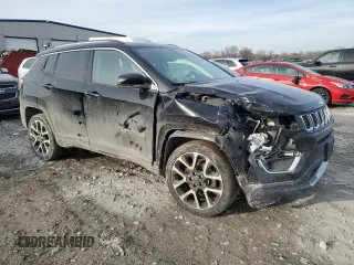2018 Jeep Compass Limited with VIN 3C4NJDCB0JT168104, listed as a Copart auction lot 46726695 with 69,921 mi miles and Salvage Title. Bid and sale history available at carsss.com. Image 4.