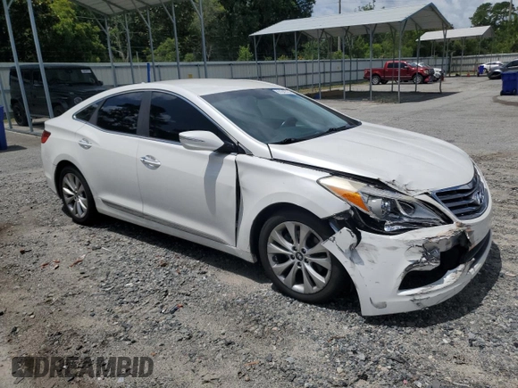 2014 Hyundai Azera with VIN KMHFG4JG3EA348610, listed as a Copart auction lot 61242735 with 190,846 mi miles and Salvage title. Bid and sale history available at DreamBid. Image 4.