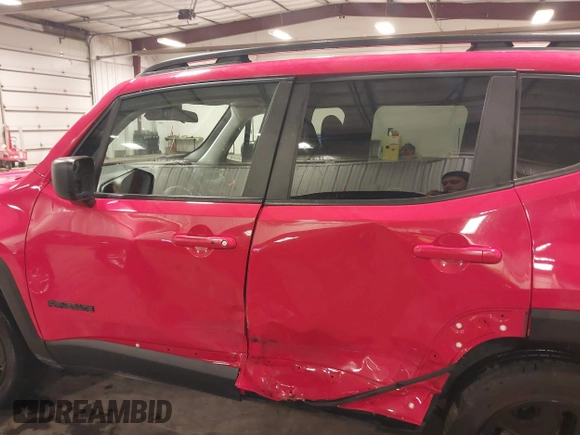2018 Jeep Renegade Sport with VIN ZACCJBABXJPH67405, listed as a IAAI auction lot 42074017 with 23,136 mi miles and . Bid and sale history available at DreamBid. Image 14.