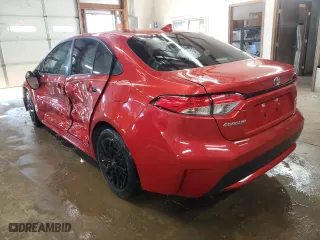 2020 Toyota Corolla LE with VIN 5YFEPRAE2LP073560, listed as a Copart auction lot 48123245 with 123,497 mi miles and Salvage Title. Bid and sale history available at carsss.com. Image 2.