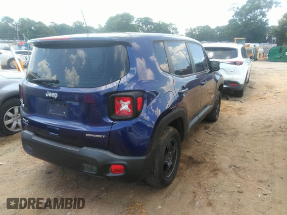 2018 Jeep Renegade Sport with VIN ZACCJBABXJPH94359, listed as a IAAI auction lot 42573664 with 140,985 mi miles and . Bid and sale history available at DreamBid. Image 4.