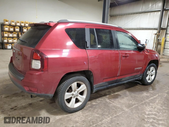 2016 Jeep Compass Sport with VIN 1C4NJCBA0GD811004, listed as a Copart auction lot 47080595 with 109,267 mi miles and Clean Title. Bid and sale history available at DreamBid. Image 3.