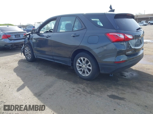 2020 Chevrolet Equinox LS with VIN 3GNAXHEV5LS519388, listed as a IAAI auction lot 41838631 with 128,907 mi miles. Bid and sale history available at carsss.com. Image 3.