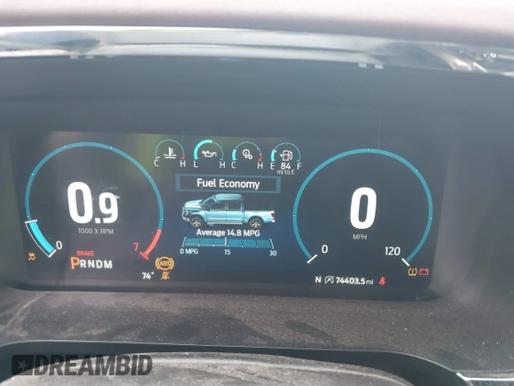 2021 Ford F-150 XL with VIN 1FTEW1EP8MKD00329, listed as a IAAI auction lot 42879314 with 74,403 mi miles and . Bid and sale history available at DreamBid. Image 7.