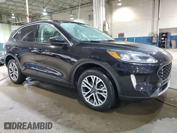 2020 Ford Escape SEL with VIN 1FMCU9H68LUC77289, listed as a Copart auction lot 53129255 with 48,740 mi miles and Salvage title. Bid and sale history available at DreamBid. Image 4.