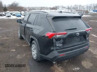 2019 Toyota RAV4 LE with VIN JTMF1RFV7KJ005465, listed as a IAAI auction lot 41559270 with 111,918 mi miles. Bid and sale history available at carsss.com. Image 3.