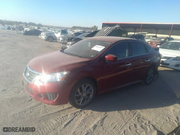 2013 Nissan Sentra SR with VIN 3N1AB7AP5DL757314, listed as a IAAI auction lot 40597847 with 200,199 mi miles. Bid and sale history available at carsss.com. Image 2.