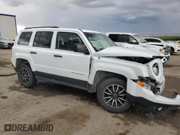 2015 Jeep Patriot Sport with VIN 1C4NJRBB6FD189938, listed as a Copart auction lot 54958105 with 82,518 mi miles and Salvage title. Bid and sale history available at DreamBid. Image 4.