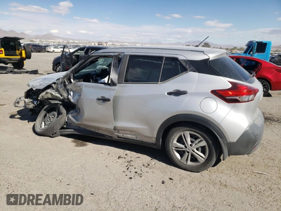 2020 Nissan Kicks S with VIN 3N1CP5BV2LL518247, listed as a Copart auction lot 51347345 with 46,000 mi miles and Salvage Title. Bid and sale history available at carsss.com. Image 2.