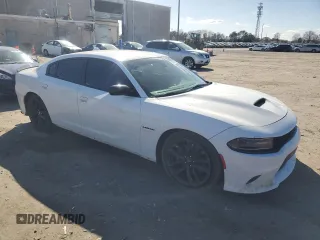 2020 Dodge Charger R/T with VIN 2C3CDXCT6LH107641, listed as a Copart auction lot 50769115 with 82,206 mi miles and Salvage Title. Bid and sale history available at carsss.com. Image 4.