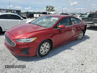 2019 Ford Fusion S with VIN 3FA6P0G75KR246995, listed as a Copart auction lot 50477645 with 79,492 mi miles and Salvage Title. Bid and sale history available at carsss.com. Image 1.