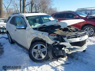 2015 Chevrolet Equinox LTZ with VIN 1GNFLHEK0FZ123691, listed as a IAAI auction lot 41332346 with 213,256 mi miles. Bid and sale history available at carsss.com. Image 1.
