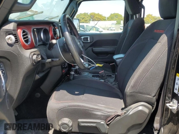 2018 Jeep Wrangler Unlimited Rubicon with VIN 1C4HJXFG1JW125326, listed as a Copart auction lot 62655395 with 33,920 mi miles and Clean title. Bid and sale history available at DreamBid. Image 7.