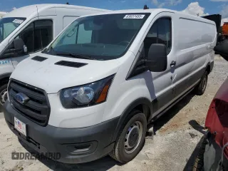 2021 Ford Transit Cargo with VIN 1FTBR1Y86MKA78985, listed as a Copart auction lot 63837455 with 70,271 mi miles and Salvage title. Bid and sale history available at DreamBid. Image 1.