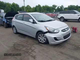 2013 Hyundai Accent GS with VIN KMHCT5AE3DU083882, listed as a IAAI auction lot 42601058 with 125,692 mi miles and . Bid and sale history available at DreamBid. Image 1.