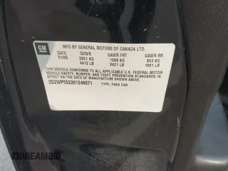 2006 Pontiac Grand Prix with VIN 2G2WP552261248071, listed as a IAAI auction lot 42388207 with 208,773 mi miles and . Bid and sale history available at DreamBid. Image 9.