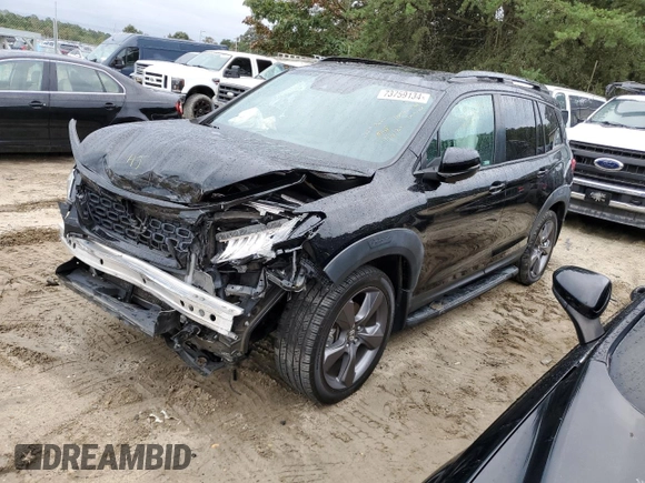 2019 Honda Passport Touring z VIN 5FNYF7H96KB000201, wystawiony jako Copart lot #73759134 z przebiegiem Nie podano mil oraz Szkoda całkowita • Salvage title. Historia ofert i sprzedaży dostępna na DreamBid. Obrazek 1.