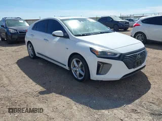 2017 Hyundai Ioniq Limited with VIN KMHC05LC8HU032050, listed as a IAAI auction lot 41871800 with 96,450 mi miles and . Bid and sale history available at DreamBid. Image 1.