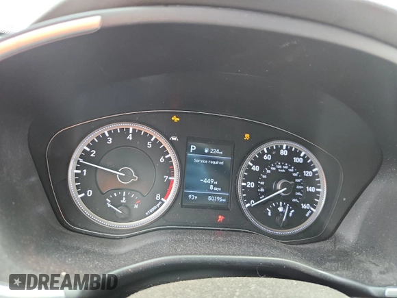 2019 Hyundai Santa Fe SE с VIN 5NMS23AD7KH134965, выставлен на аукционе Copart как лот 63212975 с пробегом 50 196 миль миль и Списание • Salvage title. История ставок и продаж доступна на DreamBid. Изображение 9.