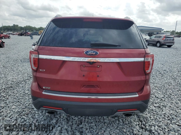 2018 Ford Explorer XLT with VIN 1FM5K7D80JGA34341, listed as a Copart auction lot 52063215 with 102,388 mi miles and Salvage Title. Bid and sale history available at DreamBid. Image 6.