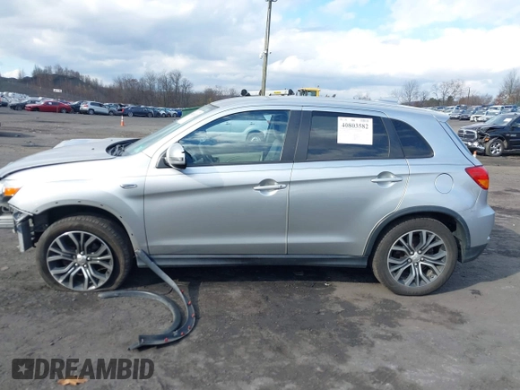 2018 Mitsubishi Outlander Sport ES 2.0 with VIN JA4AR3AU9JZ004584, listed as a IAAI auction lot 40803582 with 91,783 mi miles. Bid and sale history available at carsss.com. Image 14.