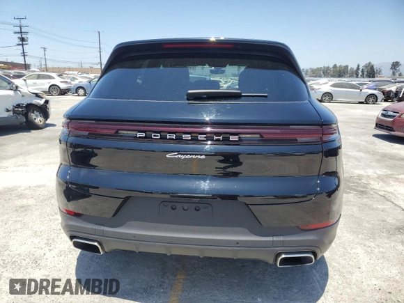 2024 Porsche Cayenne with VIN WP1AA2AY8RDA12225, listed as a Copart auction lot 64037125 with 7,414 mi miles and Salvage title. Bid and sale history available at DreamBid. Image 6.