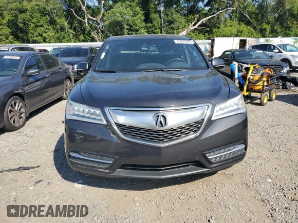 2015 Acura MDX Technology with VIN 5FRYD3H4XFB005764, listed as a Copart auction lot 60278975 with 135,959 mi miles and Non repairable. Bid and sale history available at DreamBid. Image 5.