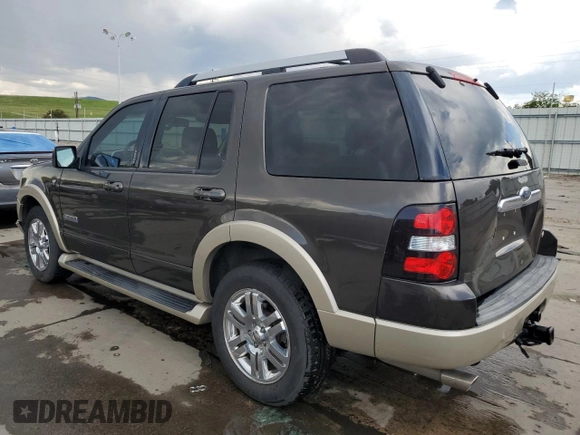 2007 Ford Explorer Eddie Bauer with VIN 1FMEU74817UB70871, listed as a Copart auction lot 60898745 with 185,620 mi miles and Salvage title. Bid and sale history available at DreamBid. Image 2.