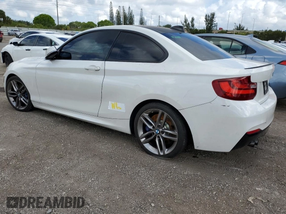 2015 BMW 2 Series 228i with VIN WBA1F5C52FV256611, listed as a Copart auction lot 49412993 with 0 mi miles. Bid and sale history available at carsss.com. Image 2.