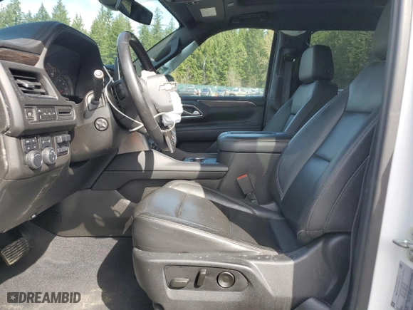 2021 Chevrolet Tahoe LT with VIN 1GNSKNKD5MR123270, listed as a Copart auction lot 52361495 with 107,921 mi miles and Salvage Title. Bid and sale history available at carsss.com. Image 7.