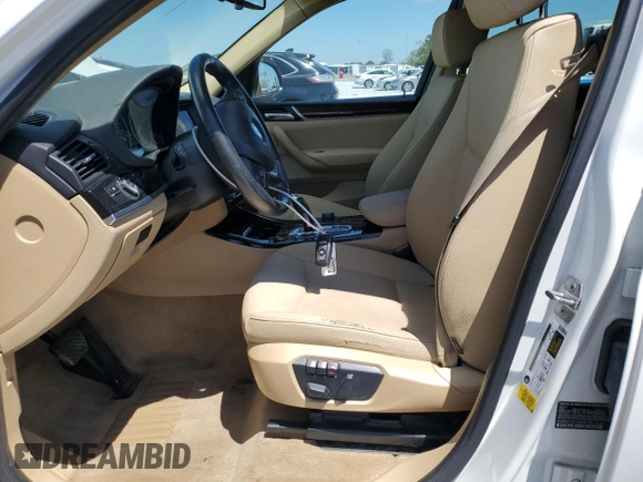 2016 BMW X3 sDrive28i with VIN 5UXWZ7C51G0R32183, listed as a Copart auction lot 53120275 with 110,532 mi miles and Salvage Title. Bid and sale history available at DreamBid. Image 7.