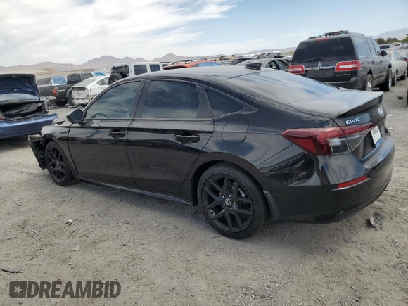 2025 Honda Civic Sport with VIN 2HGFE2F57SH565582, listed as a Copart auction lot 54272685 with 2,902 mi miles and Salvage title. Bid and sale history available at DreamBid. Image 2.