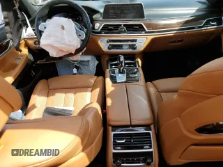 2020 BMW 7 Series 740i xDrive with VIN WBA7T4C01LCD47106, listed as a Copart auction lot 70770354 with 388 mi miles and Salvage title. Bid and sale history available at DreamBid. Image 8.