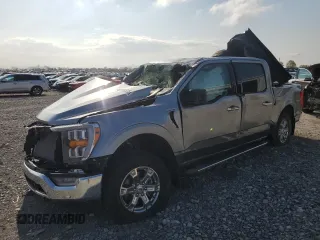 2022 Ford F-150 XL with VIN 1FTEW1EP5NKE03502, listed as a Copart auction lot 52401325 with 0 mi miles and Salvage Title. Bid and sale history available at carsss.com. Image 1.