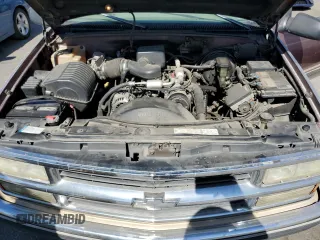 1997 Chevrolet Suburban with VIN 1GNEC16R4VJ418725, listed as a Copart auction lot 75766084 with 216,722 mi miles and Salvage Title. Bid and sale history available at carsss.com. Image 12.