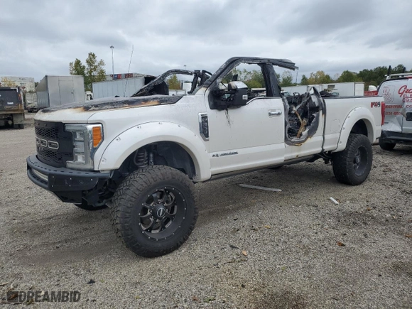 2018 Ford Super Duty F-350 SRW XL with VIN 1FT8W3BT1JEB07119, listed as a Copart auction lot 74050494 with NaN miles and Non Repairable. Bid and sale history available at carsss.com. Image 1.