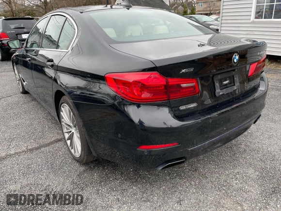2017 BMW 5 Series 540i xDrive with VIN WBAJE7C36HG890783, listed as a Copart auction lot 55098475 with 128,332 mi miles and Clean title. Bid and sale history available at DreamBid. Image 3.