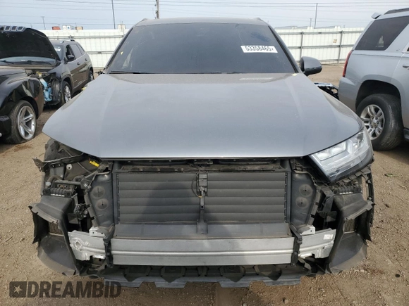 2017 Audi Q7 Premium Plus with VIN WA1LAAF71HD051350, listed as a Copart auction lot 53358465 with 64,189 mi miles and Salvage title. Bid and sale history available at DreamBid. Image 5.