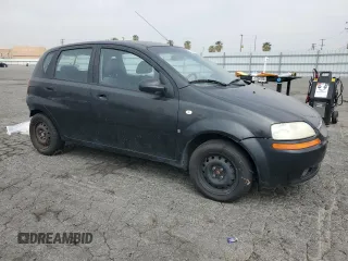 2007 Chevrolet Aveo LS with VIN KL1TD666X7B763715, listed as a Copart auction lot 52830185 with 145,828 mi miles and Clean title. Bid and sale history available at DreamBid. Image 4.