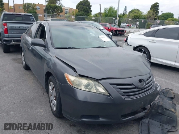 2007 Toyota Camry CE with VIN 4T1BE46K97U100171, listed as a IAAI auction lot 42019114 with 200,840 mi miles. Bid and sale history available at carsss.com. Image 1.