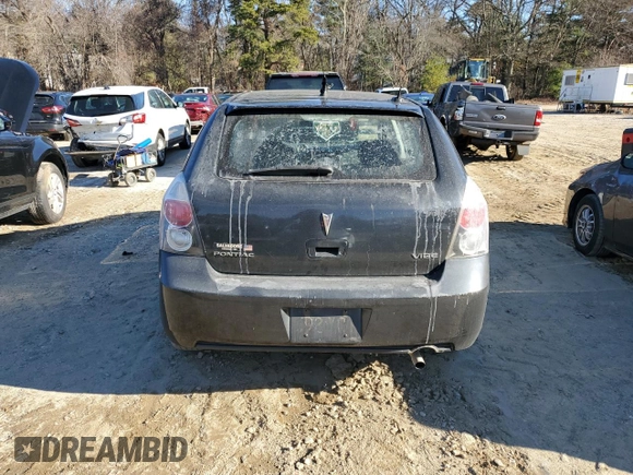 2009 Pontiac Vibe w/1SA with VIN 5Y2SL67859Z464537, listed as a Copart auction lot 83244364 with 186,892 mi miles and Clean Title. Bid and sale history available at carsss.com. Image 6.