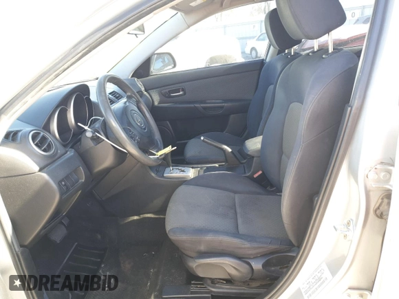 2004 Mazda 3 i with VIN JM1BK12F141168532, listed as a Copart auction lot 43964885 with 266,411 mi miles and Salvage Title. Bid and sale history available at DreamBid. Image 7.