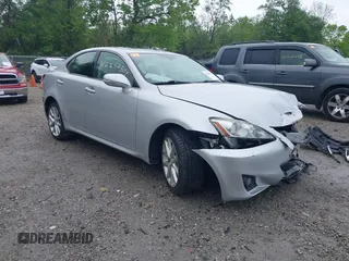 2011 Lexus IS 250 z VIN JTHCF5C20B5052688, wystawiony jako IAAI lot #42252804 z przebiegiem 122 335 mil mil oraz . Historia ofert i sprzedaży dostępna na DreamBid. Obrazek 1.