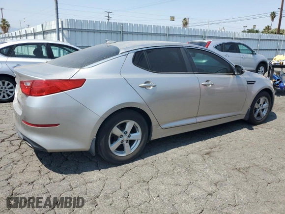 2014 Kia Optima LX with VIN KNAGM4A70E5470266, listed as a Copart auction lot 65084275 with 144,497 mi miles and Clean title. Bid and sale history available at DreamBid. Image 3.