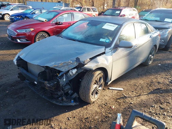 2022 Hyundai Elantra SEL with VIN KMHLS4AG9NU288770, listed as a IAAI auction lot 41688502 with 19,022 mi miles and . Bid and sale history available at DreamBid. Image 6.