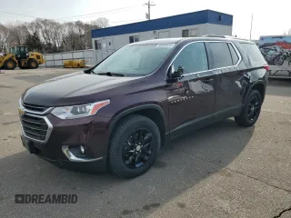 2018 Chevrolet Traverse LT Cloth with VIN 1GNEVGKW3JJ208832, listed as a Copart auction lot 50265815 with 114,589 mi miles and Salvage Title. Bid and sale history available at carsss.com. Image 1.