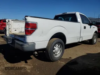 2012 Ford F-150 XL with VIN 1FTMF1CM2CKD06226, listed as a Copart auction lot 46941955 with 188,890 mi miles and Salvage Title. Bid and sale history available at carsss.com. Image 3.
